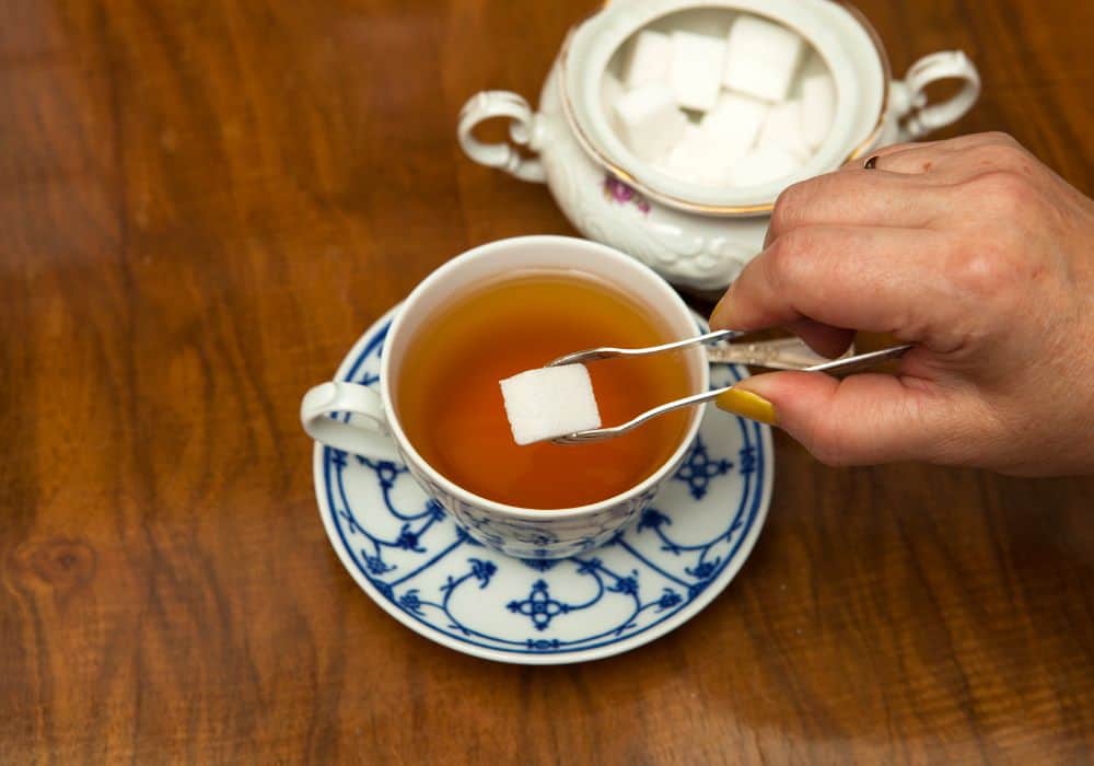 sugar in tea